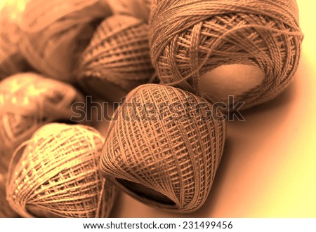 Vintage threads fabric