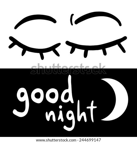 Good night symbol