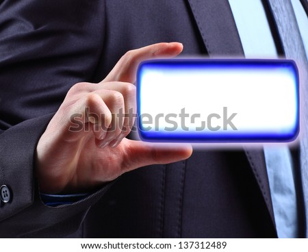 hand Keeping a button on touch screen