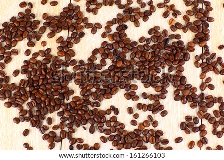 Natural grain of coffee.