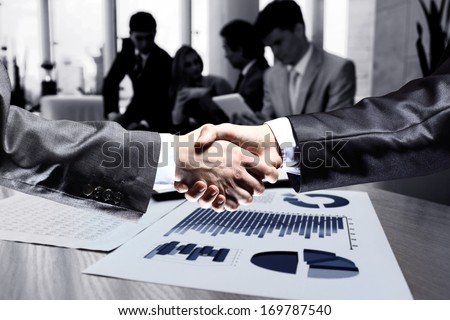 The Businessman. Hand For A Handshake. The Conclusion Of The Transaction.