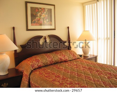 Shot of a hotel suite