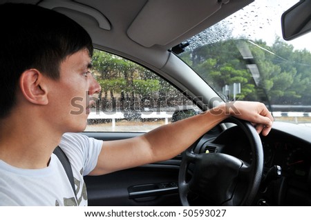 driver should be careful during driving on the wet road