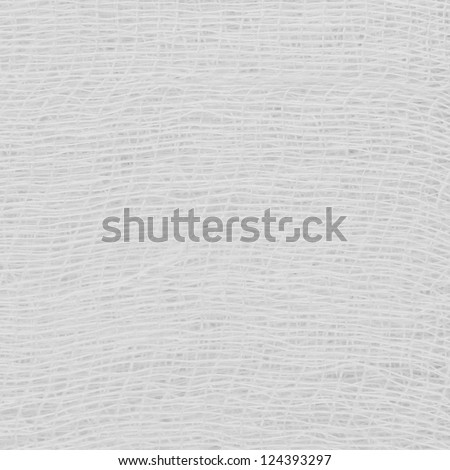 White medical bandage gauze texture, abstract textured background macro closeup, natural cotton linen fabric, copy space