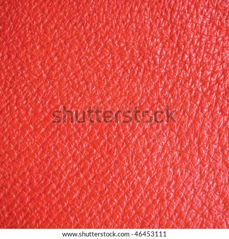 Natural Red grain leather texture rustic background macro pattern copy space