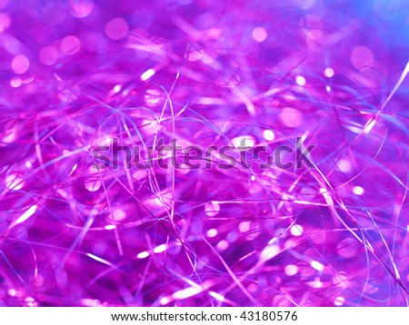 Abstract violet glitter Christmas decoration background