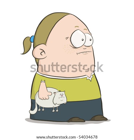 makeup cartoon girl walking cartoon girl walking away. makeup cartoon girl walking
