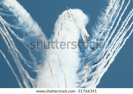 TOUR PREVIEW | World Dominators' TOUR of Supreme Titans Stock-photo-fireworks-in-the-afternoon-air-show-31766341