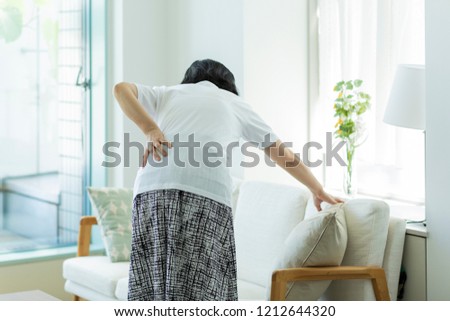 Middle aged women with low back pain