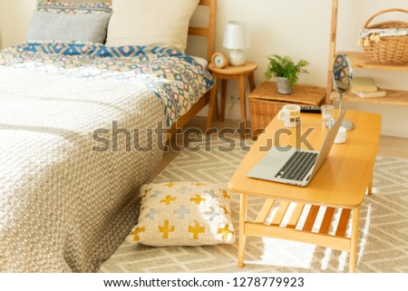 Bedroom living alone