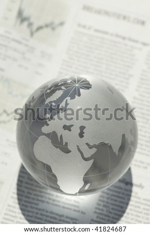 Globe put in newspaper