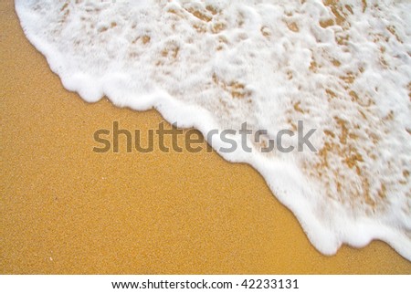 sand and moving wave background