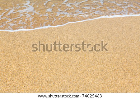 Wave And Sand