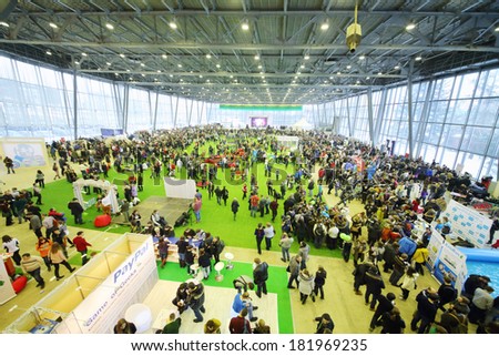 MOSCOW, RUSSIA - JAN 25, 2014: Geek Picnic is largest European festival of modern technology, science and art.