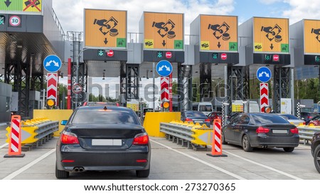 charging point on the toll road