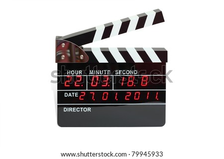 electronic clapper board