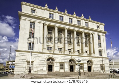 The Hipolito F. Garcia Federal Building and United States Courthouse is a historic courthouse, federal office, and post office building located in Downtown San Antonio in Bexar County in Texas, USA.