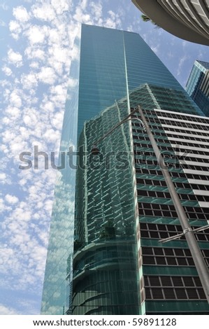 MIAMI - JULY 2:  Wells Fargo & Co. signed a 20-year lease at the brand new, Met2 Financial Center, a 750,000-square-foot downtown office tower, July 2, 2010 in Miami.