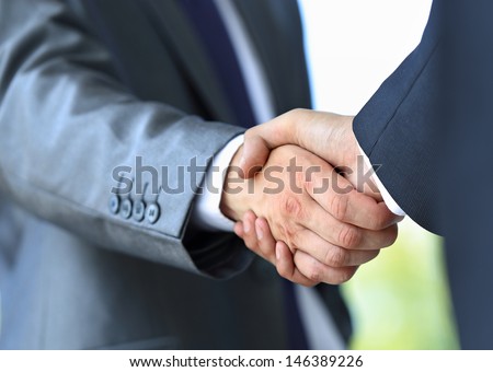 Handshake In Office