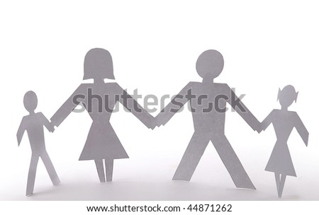 of lack Careful not to cut out too much of U cutout your person four standing People+holding+hands+cut+out With cut out aoct , red paper people unfold