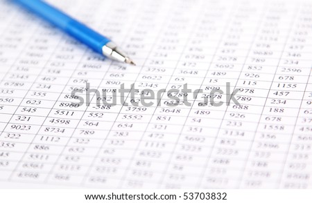 checking balance - preparation of a balance sheet