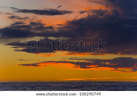sunset, Lista, Norway
