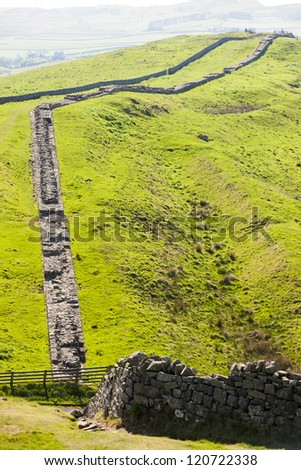 Hadrian\'s wall, Northumberland, England