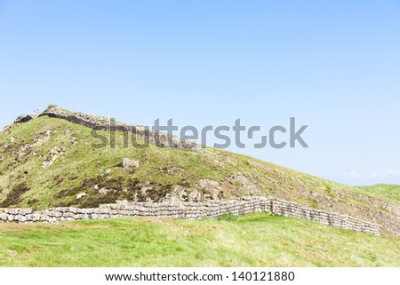 Hadrian's wall, Northumberland, England