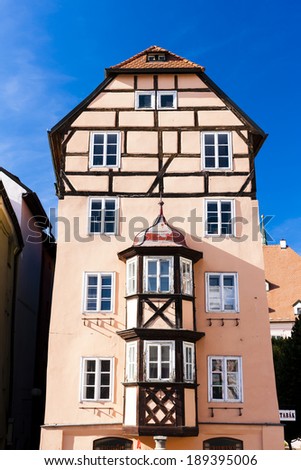 medieval house called Spalicek, Cheb, Czech Republic