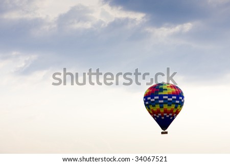 hot-air baloon, Provence, France