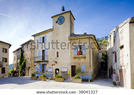 town hall, Rougon, Provence, France