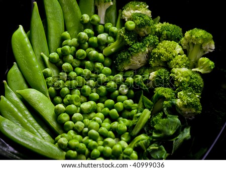 green vegetables still-life
