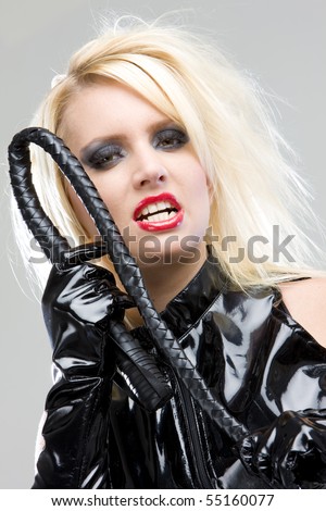 Pamela Icke Interview - Daily Mail... Stock-photo-woman-in-latex-with-whip-55160077