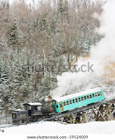 Mount Washington Cog Railway, Bretton Woods, New Hampshire, USA