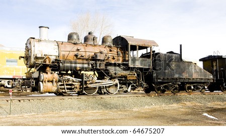 stem locomotive in Colorado Railroad Museum, USA