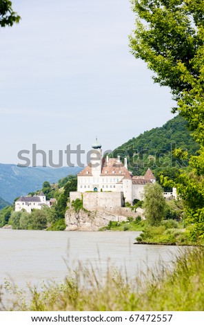 Schoenbuehel Castle on the Danube river, Lower Austria, Austria
