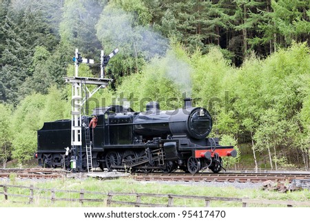 steam train, North Yorkshire Moors Railway (NYMR), Yorkshire, England