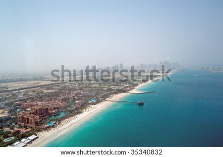 dubai beach photos. stock photo : Dubai Beach