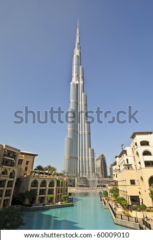 DUBAI, UAE - DEC 04: The Burj Khalifa, tallest building in the world, taken on December 4th 2009 in Dubai. The observation deck and viewing platform on the 124th floor is now open to the public.