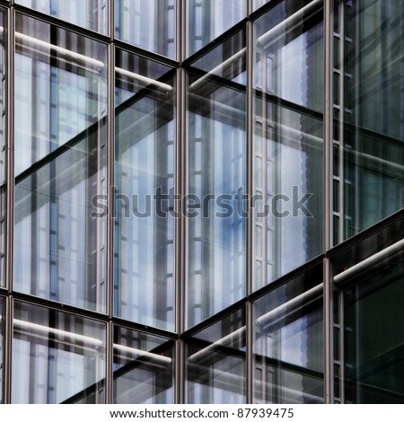 Metal Glass Windows in Tower Block