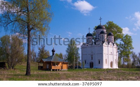 Church of the Archangel Michael (1550) in Mikulino, Tver region - traditional russian church