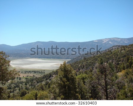 The Mountains of Southern California and Baldwin Lake California