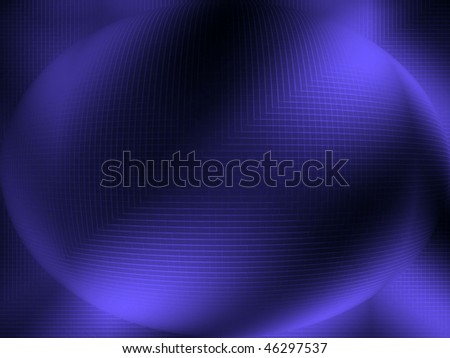 Bright Purple Textured Oval