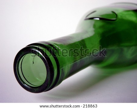 Green bottle neck