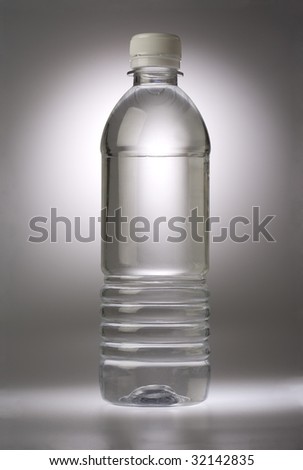 plastic water bottle clip art. stock photo : Plastic Water Bottle