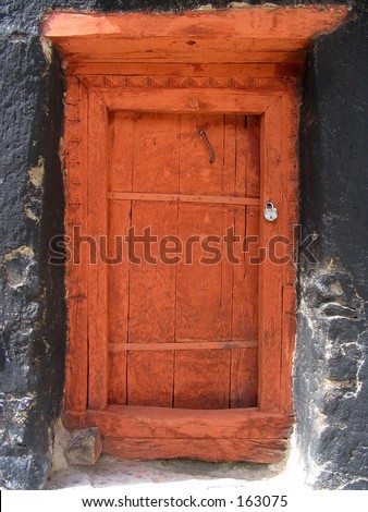 Orange door