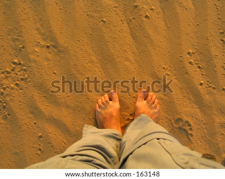 sand feet
