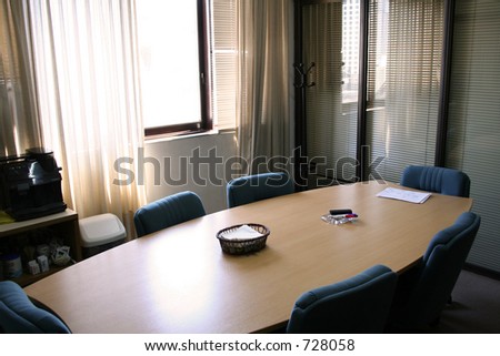 Small office meeting room