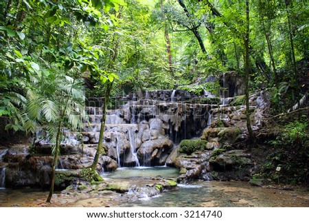 Nature waterfall