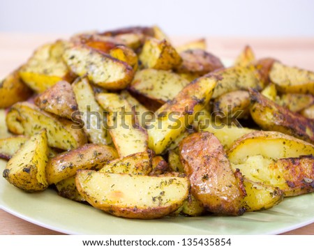 Fresh homemade Potato Wedges